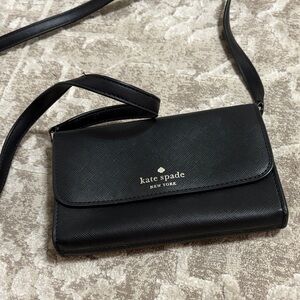 Kate Spade Sleek Black Crossbody Bag